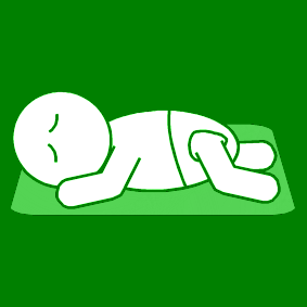 baby sleeps face down